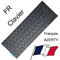 Clavier AZERTY Français Noir pour Apple Mac MacBook Pro 13 A1708 2017 Ordinateur Portable