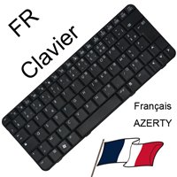 Clavier AZERTY Français Noir pour HP Compaq BUSINESS 2230s Ordinateur Portable