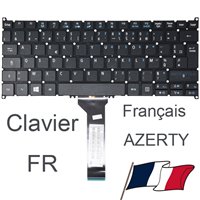 Clavier Français AZERTY Noir pour Acer Aspire V3-372T Ordinateur Portable