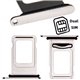 Dual SIM card Tray Silver white for Apple iPhone XS Max