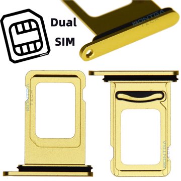 苹果手机 iPhone 11 金色 Dual SIM卡托 插卡槽 卡座