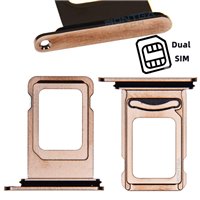 Dual SIM card Tray Gold for Apple iPhone XS Max