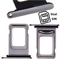 Rack Tiroir Support Carte Dual SIM en couleur Noir pour Apple iPhone XS Max Téléphone portable