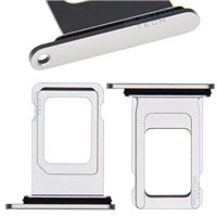 Rack Tiroir Support Carte SIM en couleur Blanc Argenté pour Apple iPhone XR Téléphone portable