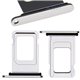 SIM card Tray Silver white for Apple iPhone XR