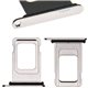 SIM card Tray Silver white for Apple iPhone XS Max