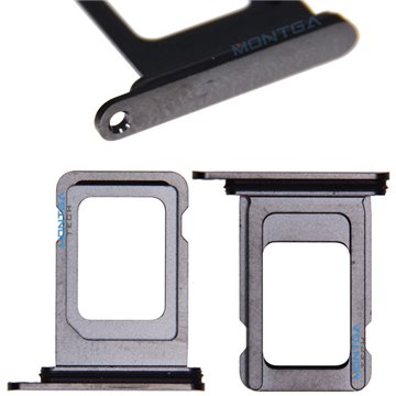 Rack Tiroir Support Carte SIM en couleur Noir pour Apple iPhone 11 Pro Téléphone portable