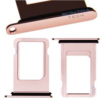 Rack Tiroir Support Carte SIM en couleur Rose pour Apple iPhone 7 Téléphone portable