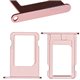 Rack Tiroir Support Carte SIM en couleur Rose pour Apple iPhone SE Téléphone portable