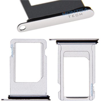 Rack Tiroir Support Carte SIM en couleur Silver Argent pour Apple iPhone 8 Téléphone portable
