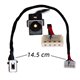 Charging DC IN cable for Toshiba Satellite C855-1J7 power jack