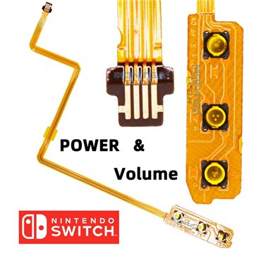 FLAT CABLE of Buttons Power volume + - for Nintendo Gamepad Switch Game console