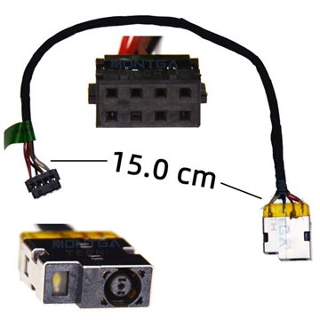 Charging DC IN cable for HP TouchSmart 15-r257nf power jack