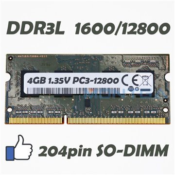 Memory RAM 4 GB SODIMM DDR3 for Computer Laptop HP 14-AC107NF