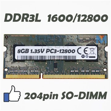 Mémoire vive 8 Go SODIMM DDR3 compatible Ordinateur Portable HP 17-x005nf