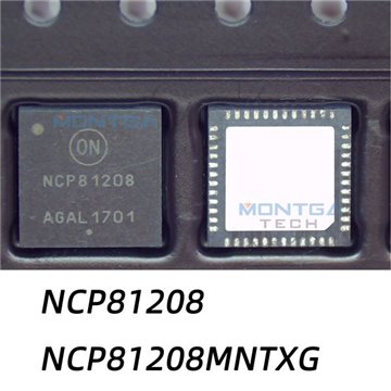 PWM稳压管理控制芯片ic NCP81208 NCP81208MNTXG QFN-52