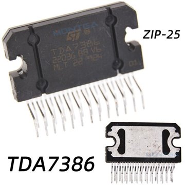 Puce IC chipset ST TDA7386 7386 ZIP-25
