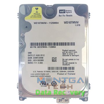 WD 1TB WD10TMVW-11ZSMS4 External hard drive Evaluation service for data recovery + Return costs / destroy