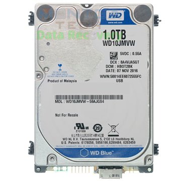 WD 1TB WD10JMVW-59AJGS4 External hard drive Evaluation service for data recovery + Return costs / destroy