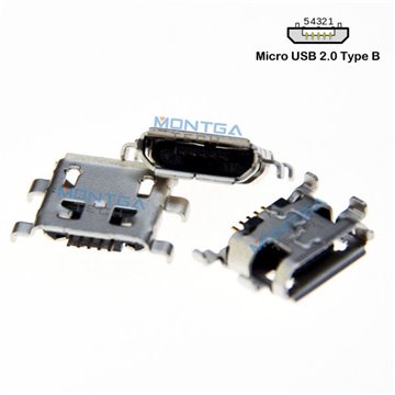 DC IN Micro USB for Tablet Acer A3-A30 power jack charging connector USB port for welding