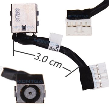 DC IN cable for laptop Dell 7390 Socket Plug charging port Power Jack